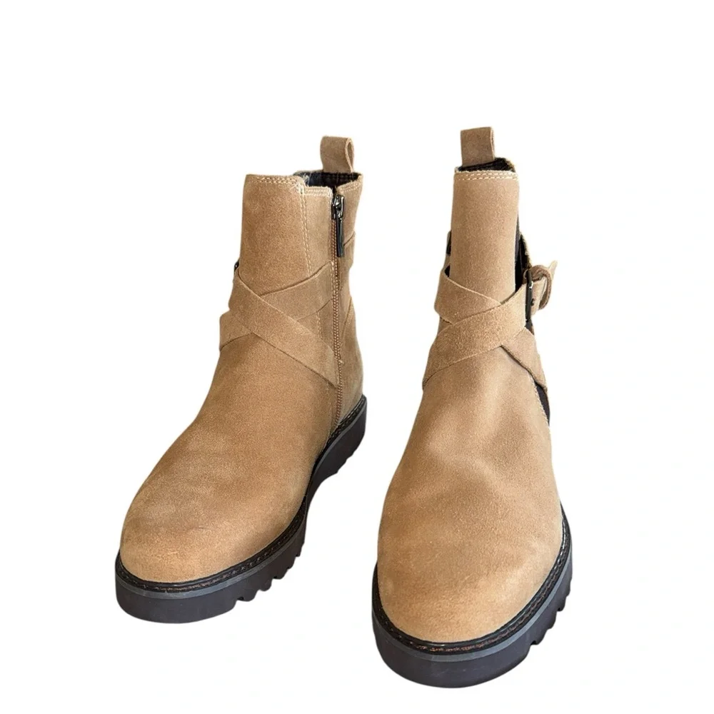 NEW Donald Pliner Captain Leather & Suede Bootie